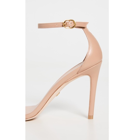 Stuart Weitzman Nudistcurve 100 Smooth Leather Sandals - Picture 6 of 13